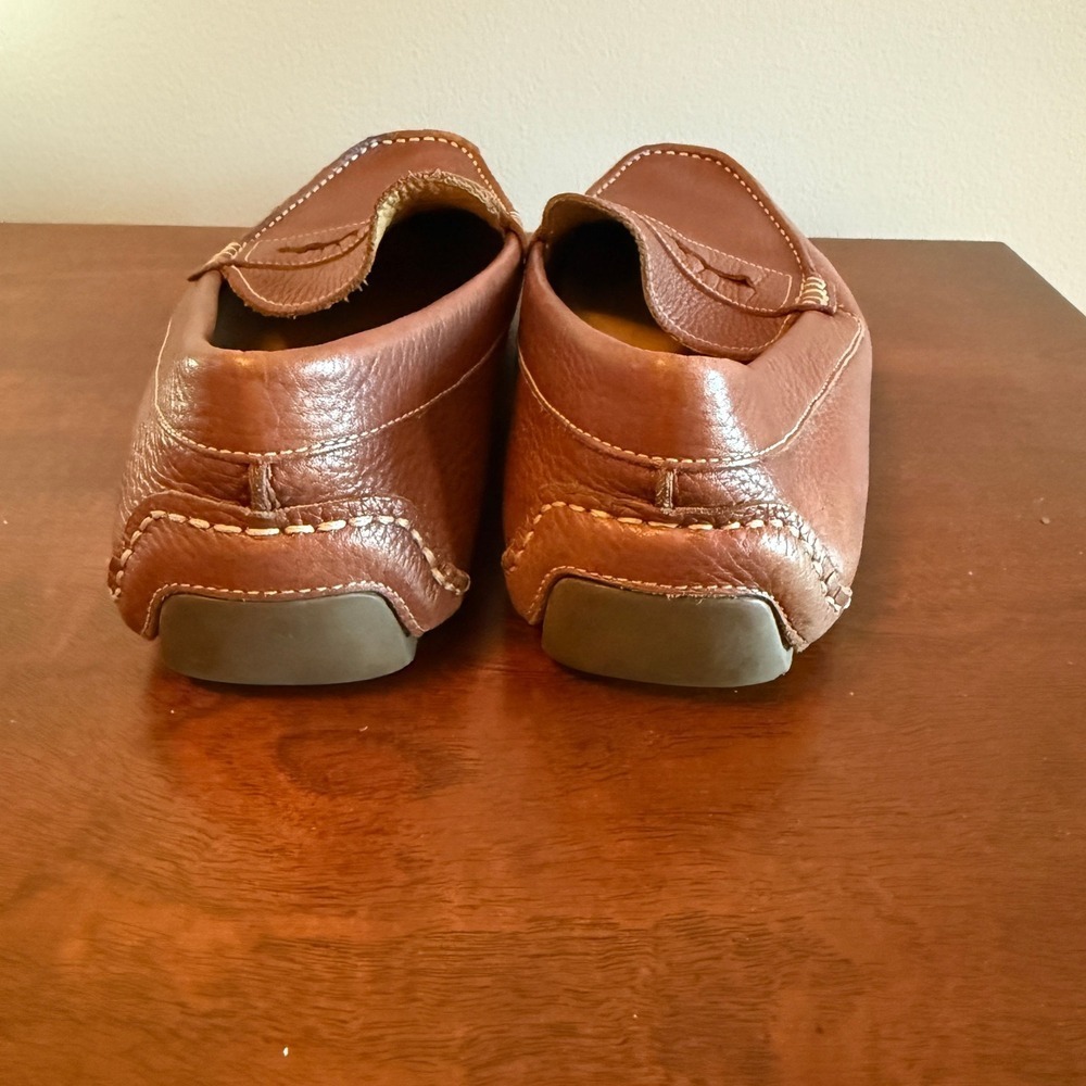 Nordstrom's 1901 Men's Leather Loafers Size 11.5 | Classic Slip-On Dress Shoes - Picture 4 of 6